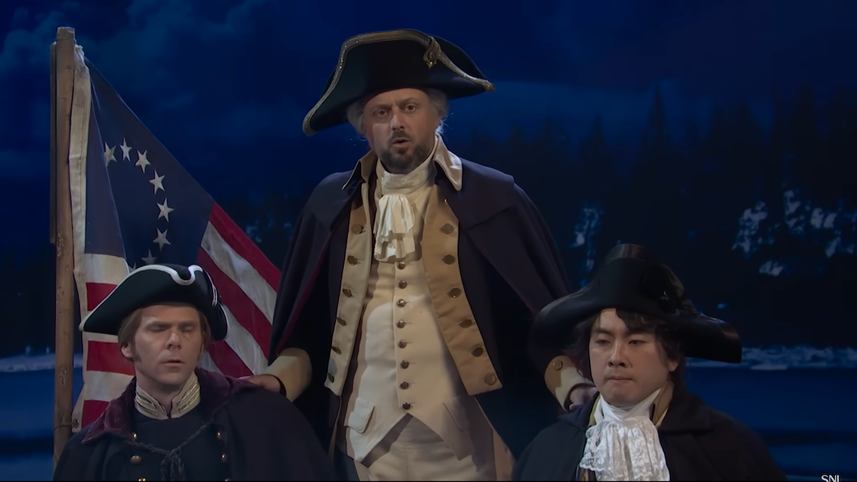 SNL Nate Bargatze's Washington Returns to Explain American English